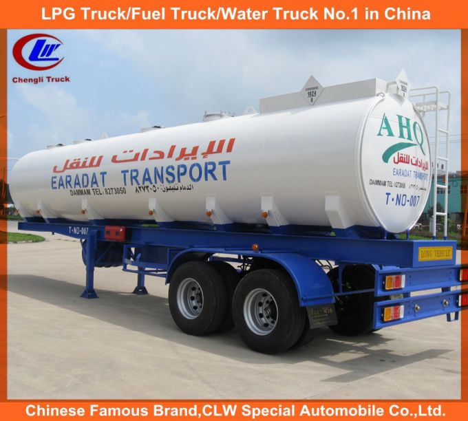 2 Axle African Fuel Tank Truck Trailer for Sale 