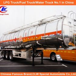 42000L Heavy Duty 3 Axle Aluminum Fuel Tank Semi Trailer