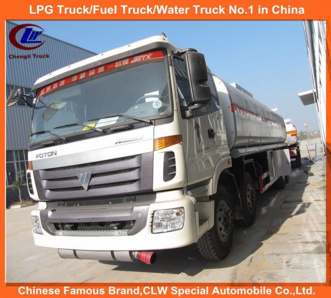 10000L 12000L 15000L Foton 8*4 Fuel Tanker Trucks 