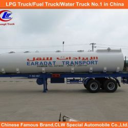 2 Axle 35000liters Stainless Steel Oil Transport Truck Trailer