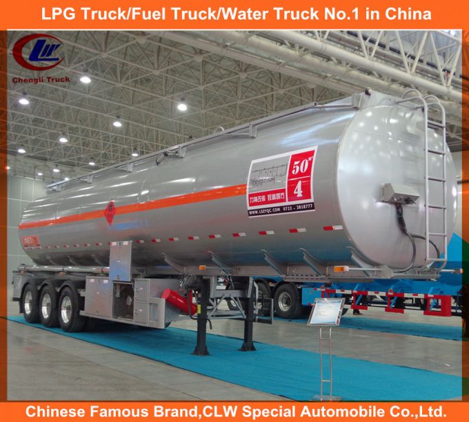 Heavy Duty 3 Axles Fuel Tank Trailer / 35cbm 42cbm 45cbm 50cbm 55cbm 60cbm Fuel Tank Semi Trailer 