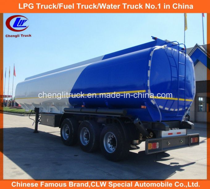 45cbm Heavy Duty Tri-Axle Fuel Tank Truck Trailer 