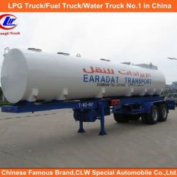 2 Axle 35000liters Stainless Steel Fuel Tanker Truck Trailer