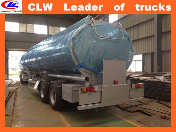 Exported 35 -50 Ton3 Axles Fuel Tanker Semi Trailer 