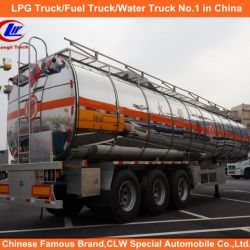 42000 Liters Heavy Duty 3 Axle Aluminum Fuel Tank Trailer