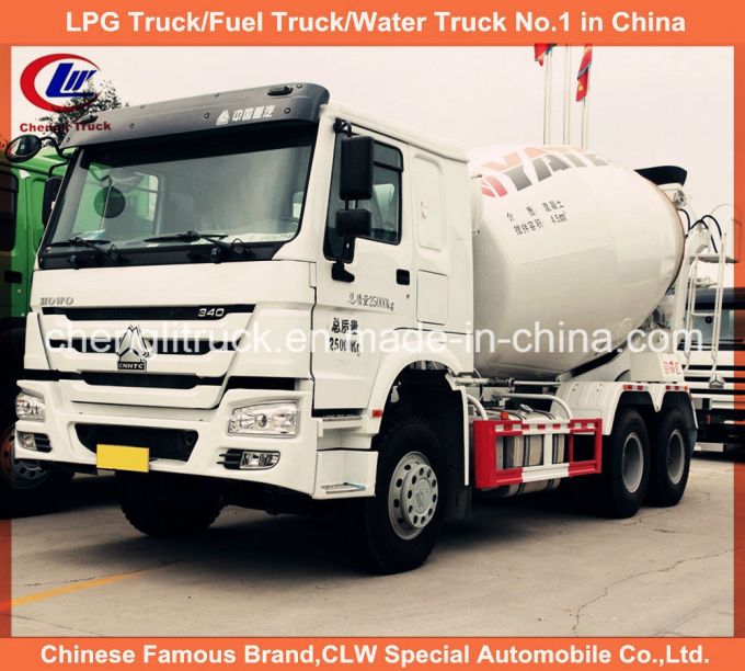 12 Wheel Sinotruk HOWO Heavy Duty Concrete Cement Mixer Truck 