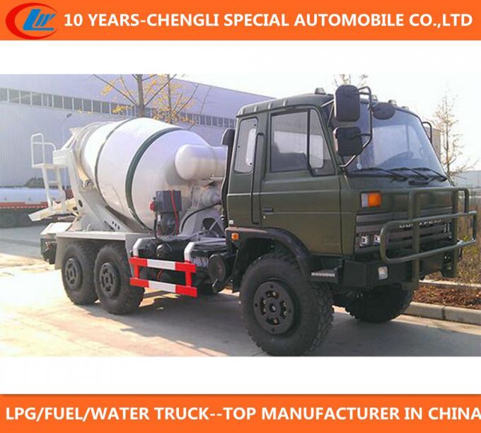 5cbm 6X6 Euro 3 Concrete Mixer Truck 