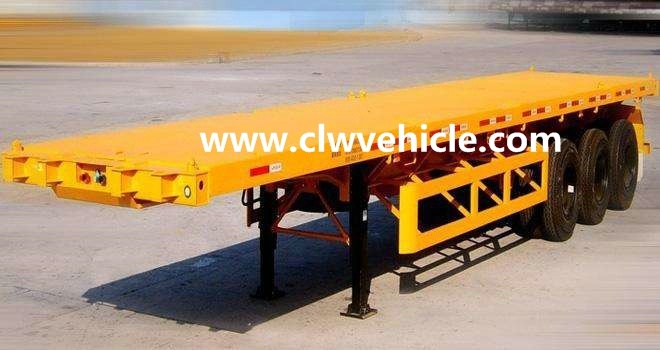 Heavy Duty 50 Tons 3 Axles Container Semi Trailer 