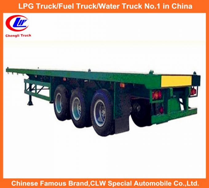 3-Axle Flatbed Container Semi Trailer (40ft) 