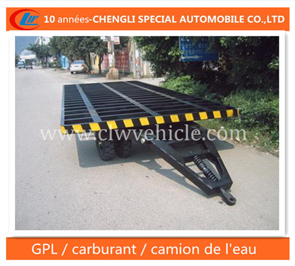 Remorque De Fret a Plateau 3 Essieux Pulling Trailer 