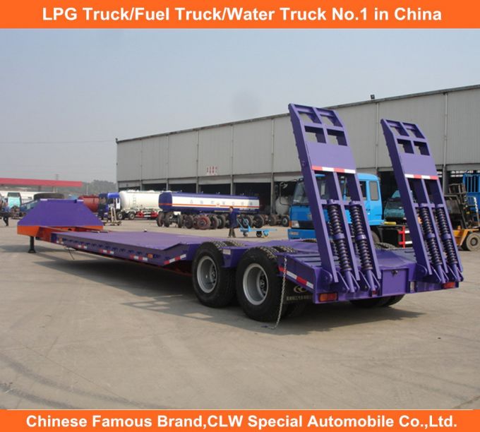 Heavy Duty 40ton 2 Axle Lowbed Trailer 