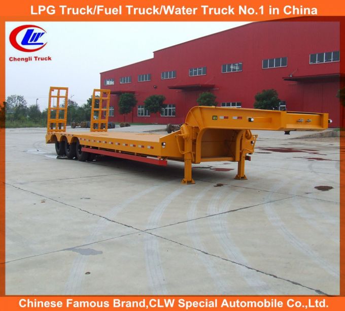 Heavy Duty 45ton 3-Axle Low Loader Semi Trailer 