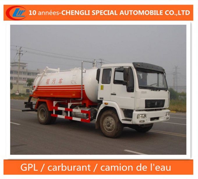 Camion Eaux Usees D′aspiration Sewage Suction Truck 