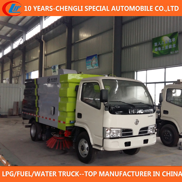 4X2 Road Sweeper Truck 95HP 5cbm Road Cleaning Truck 