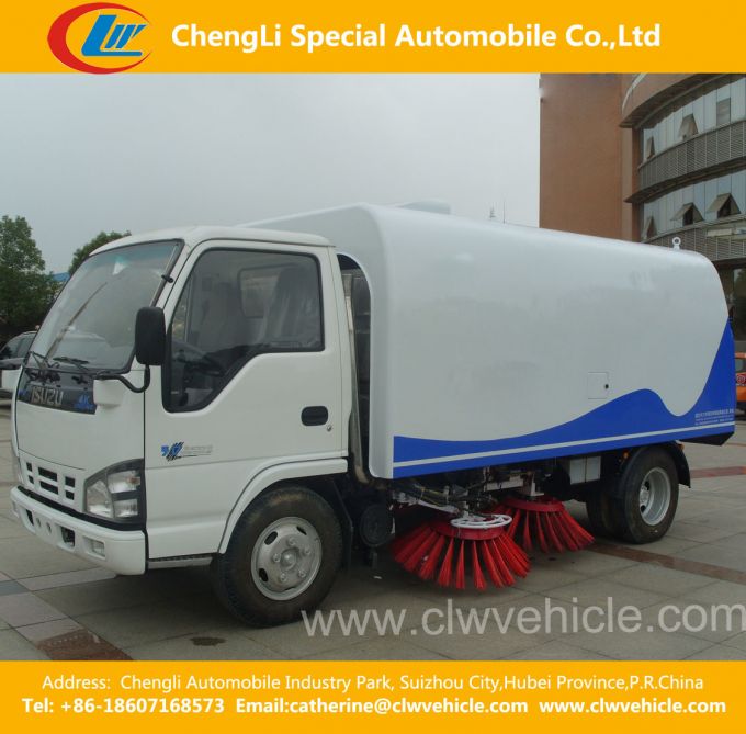 4X2 Isuzu City Sanitation Road&Street Sweeper Suction Truck 