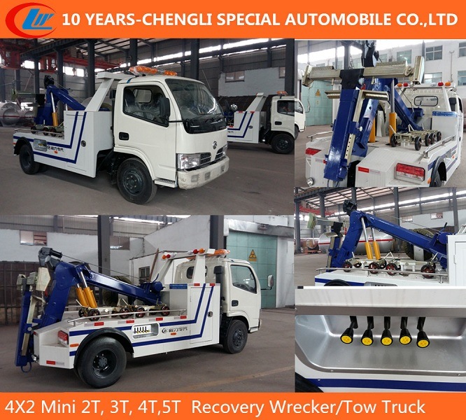 4X2 Mini 2t, 3t, 4t, 5t Recovery Wrecker/Tow Truck 