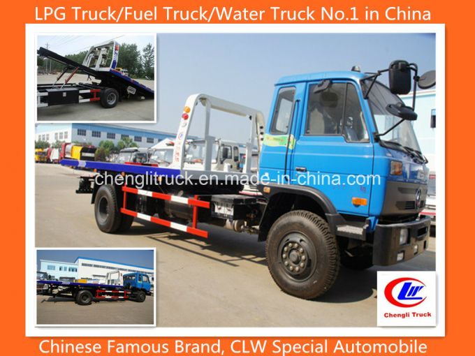 4X2 5ton Dongfeng Flatbed Recovery Truck Dongfeng Towing Truck 