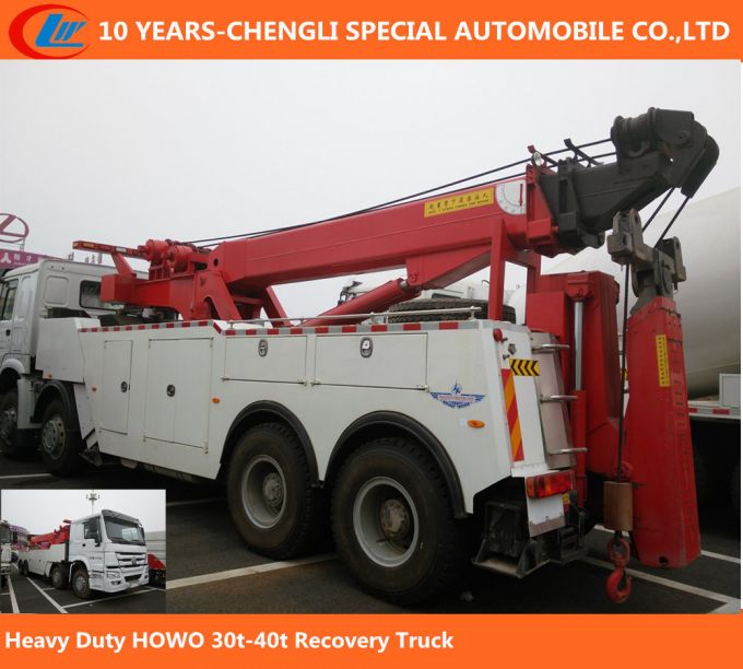 HOWO Heavy Duty 40t Wrecker Truck Destructor 