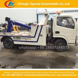 Dongfeng Wrecker Towing with Crane Road-Block Removal Truck