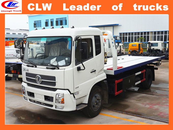 Dongfeng 4*2 Sliding Platform Street Wrecker 6 Wheel Recovery Truck 