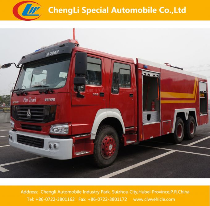 HOWO 6X4 16-20cbm Water Tank Fire Fighting Truck 