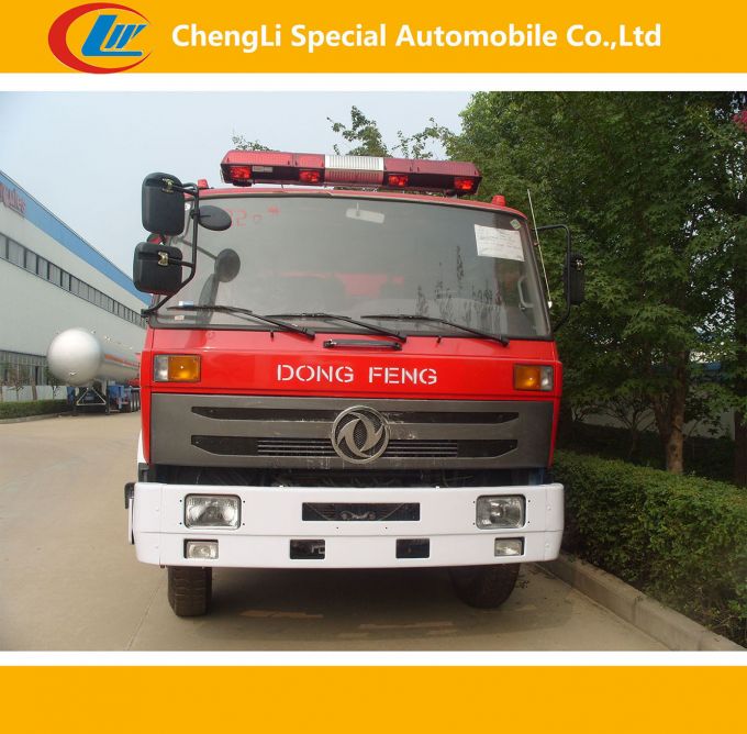 4*2 5000L Dongfeng Fire Fighting Trucks 