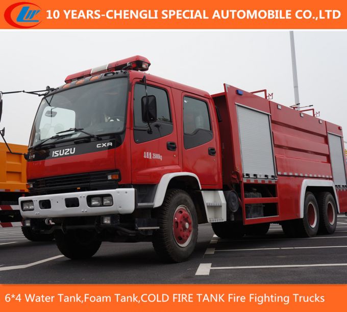 6*4 Fire Fighting Trucks (Water Tank, Foam Tank, Dry power) 