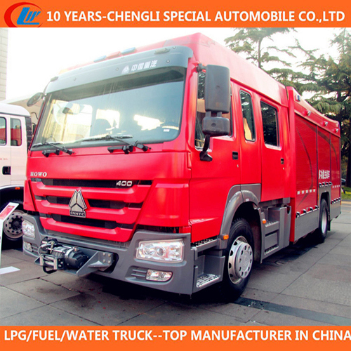 4X2 Foam Water Dual Purpose Fire Truck for Sale 