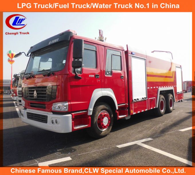 Heavy Duty Sinotruk HOWO 6*4 336HP Fire Fighting Truck 