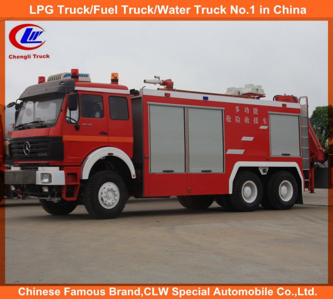 6X4 Foam Fire Truck Fire Fighting Truck 