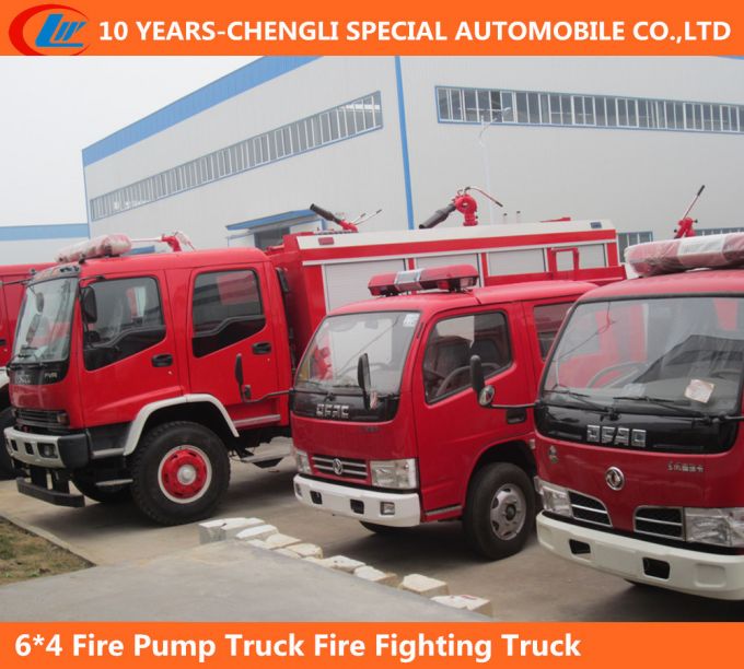 6*4 Fire Pump Truck Fire Fighting Truck 