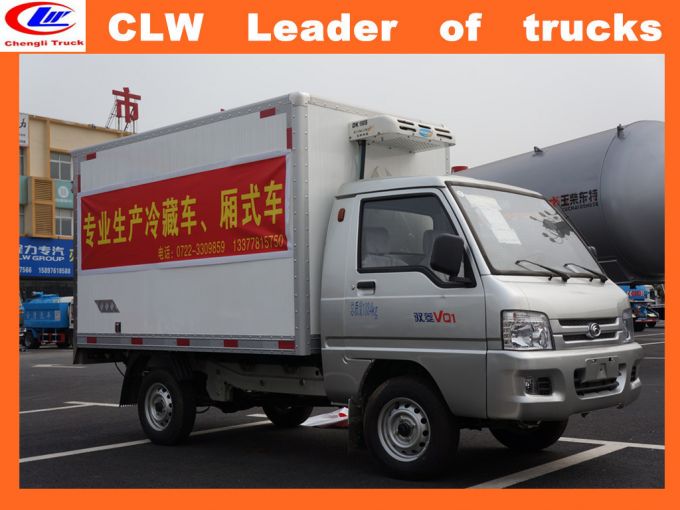 4X2 Mini Freezer Truck for 1ton Cold Fish Transport Truck 