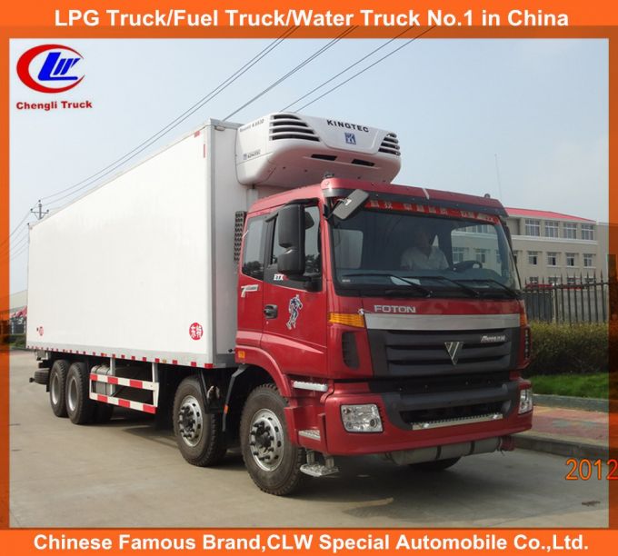 Heavy Duty 6*4 15cbm 10 Wheeler Refrigerator Truck Foton Refrigerated Truck 