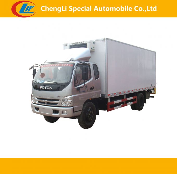 Foton 6 Wheeler Anti-Explosion Truck, Fresh Fish Refrigerator Truck 