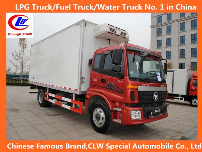 Heavy Duty Foton 4*2 10cbm Refrigerated Truck 