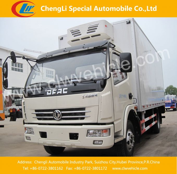 4X2 Dongfeng 15cbm Refrigerator Van Truck for Fresh Food 