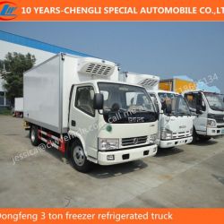 Dongfeng 3 Ton Freezer Refrigerated Truck Frozen Foods