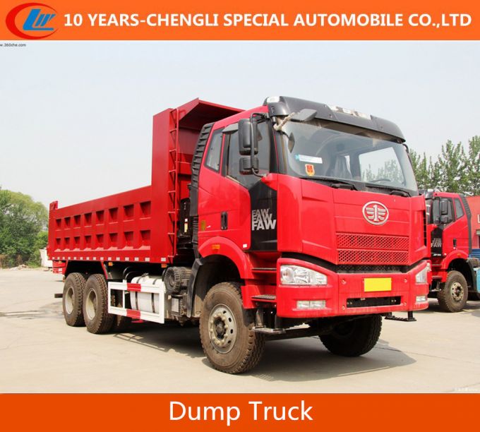 6X4 Faw Tipper Truck/Faw 3 Axles Dump Truck 