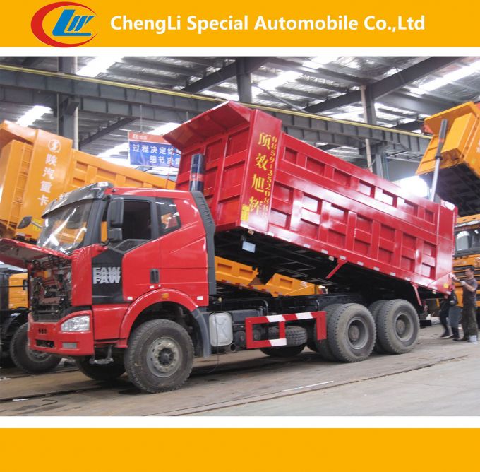 Faw 6*4 Tipper Truck, Flat Body Truck, Ton Dump Truck 