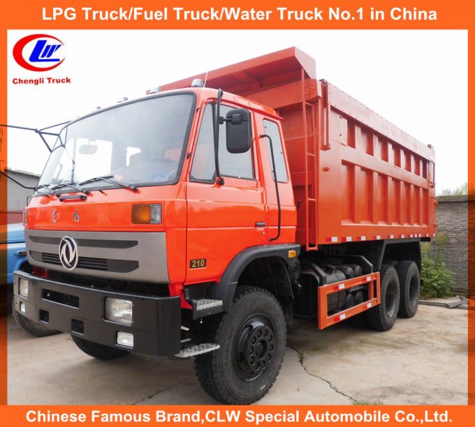 Clw 7-10tons Payload 6*4 Dongfeng Tipper 