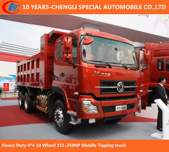 Heavy Duty 6*4 10 Wheels 371HP 30 Tons Tipper Truck 