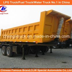 2 Axle 18cbm End Tipper/ Dump Truck Semi Trailer