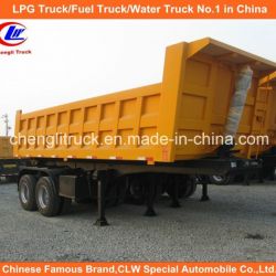 Heavy Duty 2 Axle Square Shape End Tipper/ Dump Truck Trailer