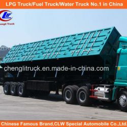 Heavy Duty Tri-Axle 50ton Side Tipper Truck Trailer for Mineral Transportation