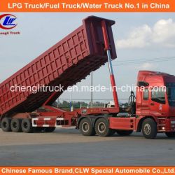 Heavy Duty Tri-Axle Dump Trailer 25cbm End Tipper Semi Trailer