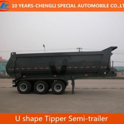 25cbm 3 Axle U Shape Tipper Semi Trailer