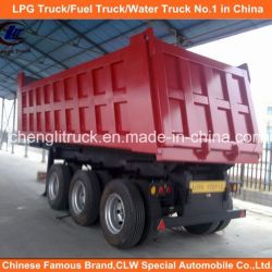 Heavy Duty Tri-Axle 40ton End Tipper Dump Truck Trailer