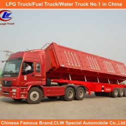 Heavy Duty 3 Axle 60ton Coal Side Tipper Truck Trailer