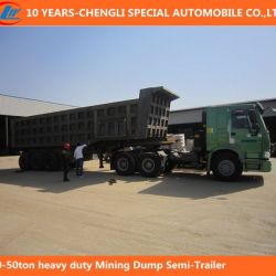 50ton Heavy Duty Mining Dump Semi Trailer