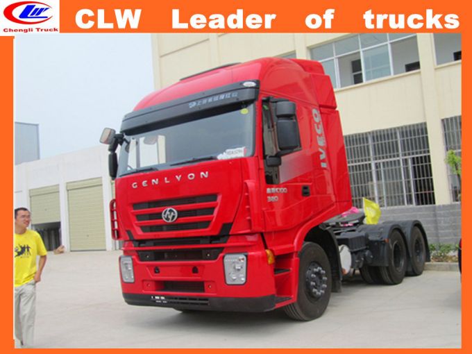 China Manufacturer 6*4 Iveco Tractor Head 6*4 Exhaust Tractor 